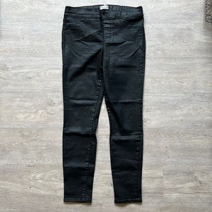 Madewell Leggings | Skinny faux fake leather jeans leggings | sz 31